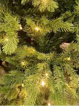 Christmas Tree With Lights  - საახალწლო ნაძვის ხე შერეული სილიკონის წიწვებით და განათებით 240 CM (OT2335), 6 image