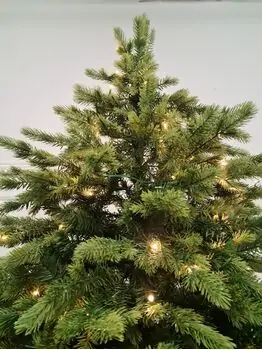 Christmas Tree With Lights  - საახალწლო ნაძვის ხე შერეული სილიკონის წიწვებით და განათებით 240 CM (OT2335), 3 image