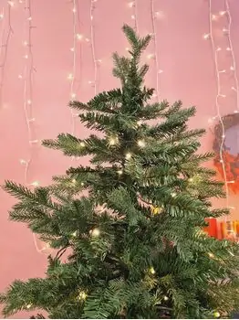Christmas Tree With Lights 210 CM ნაძვის ხე შერეული სილიკონის წიწვებით და განათებით, 5 image