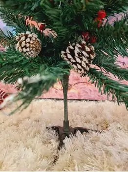 Snow-Covered Christmas Tree With Pine Cones And Berries საახალწლო ნაძვის ხე დათოვლილი ტოტებით, გირჩითა და კენკრით 90 სმ, 6 image