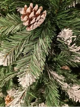 Christmas Tree With Pine Cones საახალწლო ნაძვის ხე გირჩებით 210 სმ, 8 image