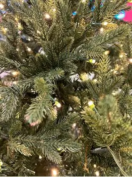 Christmas Tree With Lights 240 CM  ნაძვის ხე შერეული სილიკონის წიწვებით და განათებით, 2 image