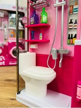 Home Toilet Shower Room Set - სათამაშო აბაზანის კომპლექტი, 3 image