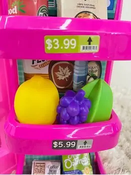 Modern Super-Market And Shopping Cart - საბავშვო ფუნქციური დახლ-მაღაზია, 6 image