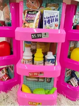 Modern Super-Market And Shopping Cart - საბავშვო ფუნქციური დახლ-მაღაზია, 4 image