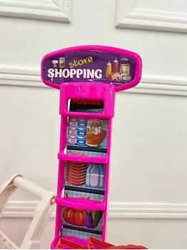 Modern Super-Market And Shopping Cart - საბავშვო ფუნქციური დახლ-მაღაზია, 7 image