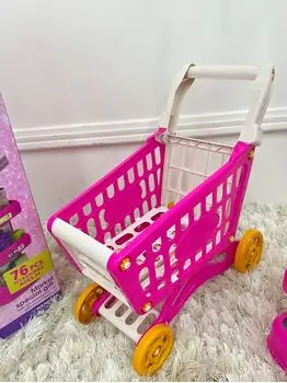 Modern Super-Market And Shopping Cart - საბავშვო ფუნქციური დახლ-მაღაზია, 2 image