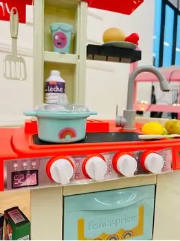 Fisher Price Large Kitchen - ფუნქციური სათამაშო სამზარეულო, 7 image