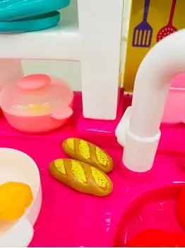Barbie Kitchen with Light and Sound - ბარბის ფუნქციური სათამაშო სამზარეულო, 7 image