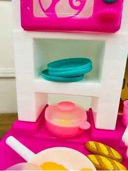 Barbie Kitchen with Light and Sound - ბარბის ფუნქციური სათამაშო სამზარეულო, 6 image