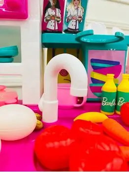 Barbie Kitchen with Light and Sound - ბარბის ფუნქციური სათამაშო სამზარეულო, 3 image