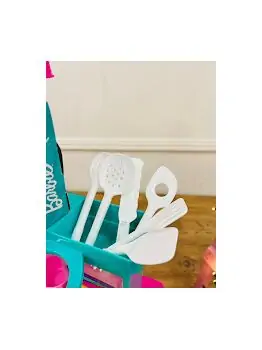 Barbie Kitchen with Light and Sound - ბარბის ფუნქციური სათამაშო სამზარეულო, 5 image