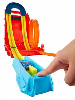 Hot Wheels Track Builder Unlimited Fuel Can Stunt Box - საბავშვო სათამაშო ტრასა, 4 image