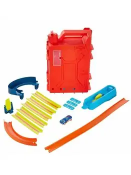 Hot Wheels Track Builder Unlimited Fuel Can Stunt Box - საბავშვო სათამაშო ტრასა, 6 image