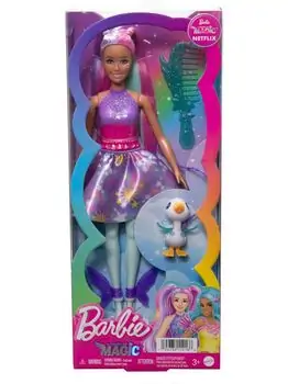 Barbie a Touch of Magic Character Dolls Purple - ბარბის თოჯინა აქსესუარებით, 5 image