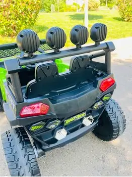 RZR Sport Jeep Green - ელექტრო მანქანა კაუჩუკის საბურავებით, 7 image