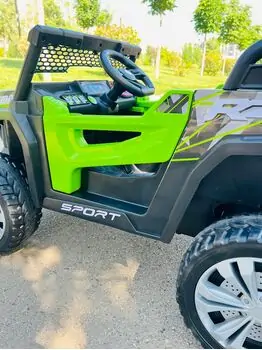 RZR Sport Jeep Green - ელექტრო მანქანა კაუჩუკის საბურავებით, 8 image