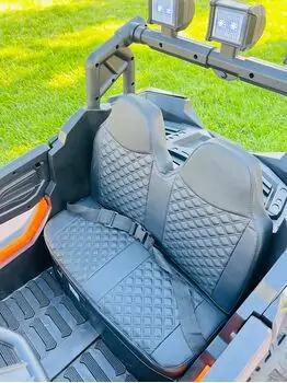 RC Super Electric Car Black - ელექტრო მანქანა ტყავის სავარძლით და კაუჩუკის საბურავებით, 6 image