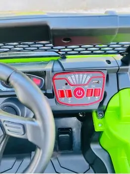 RZR Sport Jeep Green - ელექტრო მანქანა კაუჩუკის საბურავებით, 10 image