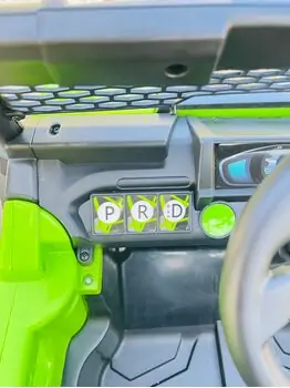 RZR Sport Jeep Green - ელექტრო მანქანა კაუჩუკის საბურავებით, 9 image