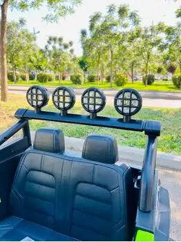 RZR Sport Jeep Green - ელექტრო მანქანა კაუჩუკის საბურავებით, 6 image