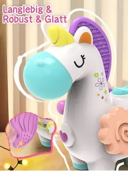 Baby Yard Unicorn Activity Busy Toy - განსავითარებელი სათამაშო უნიქორნი, 6 image