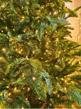 Christmas Tree  210 CM With Lights PE+PVC - ნაძვის ხე შერეული სილიკონის წიწვებით და განათებით, 5 image