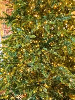 Christmas Tree  210 CM With Lights PE+PVC - ნაძვის ხე შერეული სილიკონის წიწვებით და განათებით, 6 image