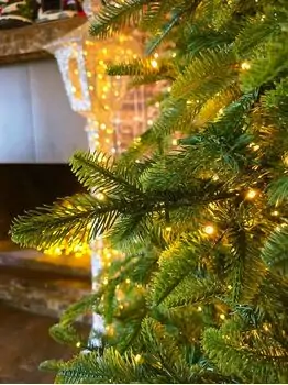 Christmas Tree  210 CM With Lights PE+PVC - ნაძვის ხე შერეული სილიკონის წიწვებით და განათებით, 10 image