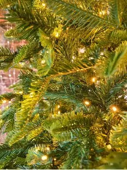 Christmas Tree  210 CM With Lights PE+PVC - ნაძვის ხე შერეული სილიკონის წიწვებით და განათებით, 9 image
