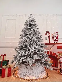 Viennese Snow-Covered Christmas Tree PE 180CM ნაძვის ხე დათოვლილი 100% სილიკონი, 3 image