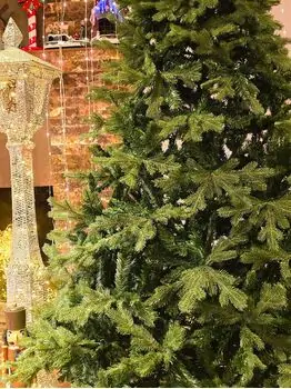 Christmas Tree PE + PVC 210 CM - საახალწლო ნაძვის ხე შერეული სილიკონის წიწვებით, 3 image
