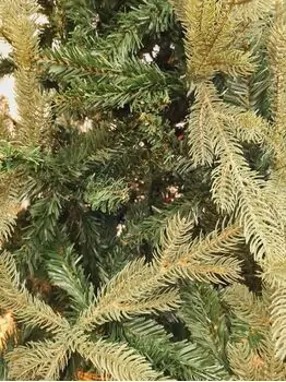 Christmas Tree PE + PVC 150 CM Green - საახალწლო ნაძვის ხე შერეული სილიკონის წიწვებით, 4 image