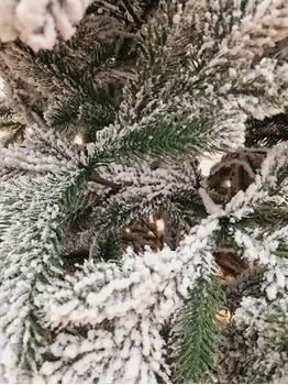 Kovalivian Snow-Covered Christmas Tree PE 230 CM ნაძვის ხე დათოვლილი ტოტებით, 100% სილიკონი, 7 image