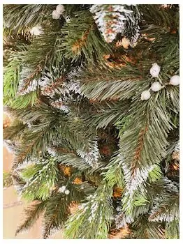 Diamond Christmas Tree 200 CM PVC+PE - საახალწლო ნაძვის ხე შერეული სილიკონის წიწვებით, 6 image