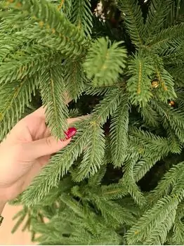 Christmas Tree PE + PVC 210 CM - საახალწლო ნაძვის ხე შერეული სილიკონის წიწვებით, 8 image