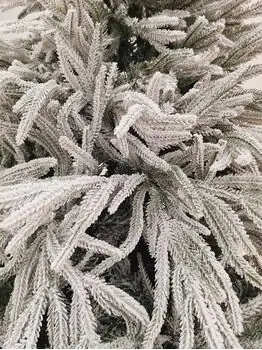 Snow-Covered Christmas Tree PE + PVC 240 CM - დათოვლილი ნაძვის ხე შერეული სილიკონის წიწვებით, 2 image