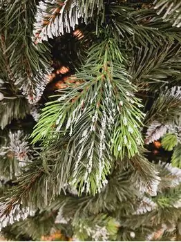 Diamond Christmas Tree PVC+PE 220 CM - საახალწლო ნაძვის ხე შერეული სილიკონის წიწვებით, 6 image