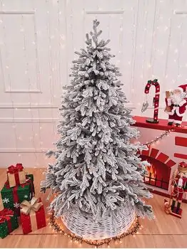 Viennese Snow-Covered Christmas Tree PE 180CM ნაძვის ხე დათოვლილი 100% სილიკონი, 2 image