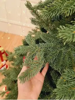 Christmas Tree PE + PVC 210 CM Green - საახალწლო ნაძვის ხე შერეული სილიკონის წიწვებით, 7 image