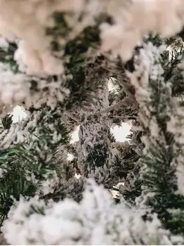 Christmas Tree PVC 240 CM Snow-Covered  - დათოვლილი ნაძვის ხე, 3 image