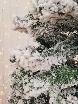 Christmas Tree PVC 240 CM Snow-Covered  - დათოვლილი ნაძვის ხე, 5 image
