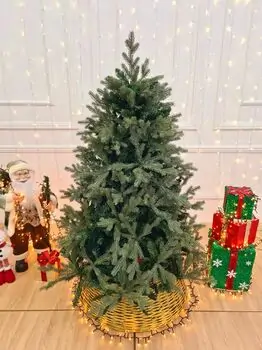 Christmas Tree PE + PVC 150 CM Green - საახალწლო ნაძვის ხე შერეული სილიკონის წიწვებით, 8 image