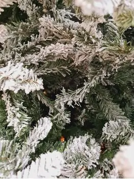 Snow-Covered Christmas Tree PE+PVC 300 CM - დათოვლილი ნაძვის ხე შერეული სილიკონის წიწვებით, 5 image