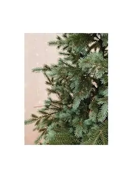 Scandinavian Christmas Tree With Blue Tips PE 210 CM  საახალწლო ნაძვის ხე 100% სილიკონი, 7 image