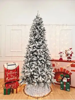 Christmas Tree PVC 240 CM Snow-Covered  - დათოვლილი ნაძვის ხე, 4 image