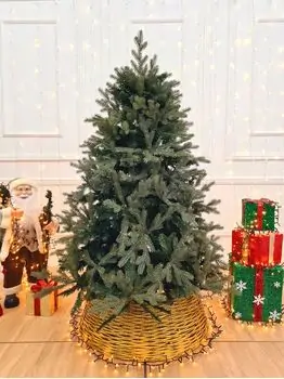Christmas Tree PE + PVC 150 CM Green - საახალწლო ნაძვის ხე შერეული სილიკონის წიწვებით