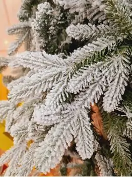 Snow-Covered Christmas Tree PE+PVC 300 CM - დათოვლილი ნაძვის ხე შერეული სილიკონის წიწვებით, 6 image