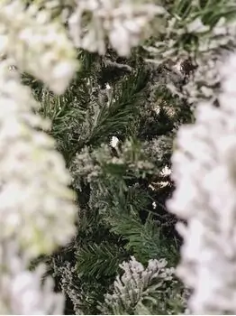 Snow-Covered Christmas Tree PE+PVC 300 CM - დათოვლილი ნაძვის ხე შერეული სილიკონის წიწვებით, 4 image