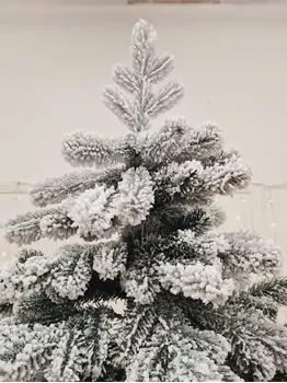 Kovalivian Snow-Covered Christmas Tree PE 230 CM ნაძვის ხე დათოვლილი ტოტებით, 100% სილიკონი, 5 image